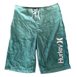 Hurley Men's Teal Boardshorts | size: 29